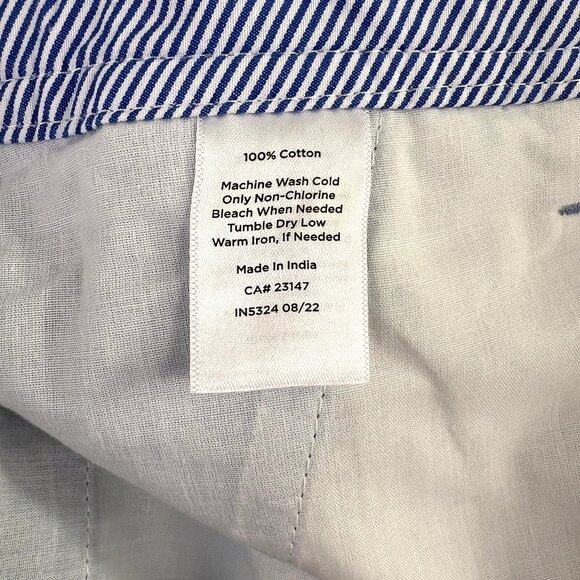 Talbots Pants Womens 4P Relaxed Chino Blue Chambray Career Office Profesional - Picture 8 of 10